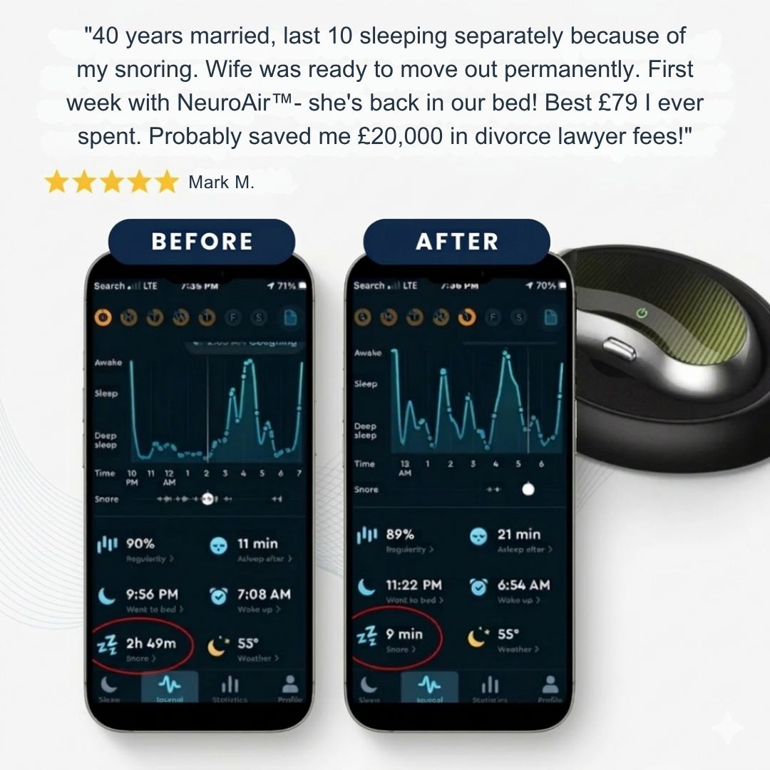 NeuroAir™ — Eliminates Snoring & Sleep Apnoea